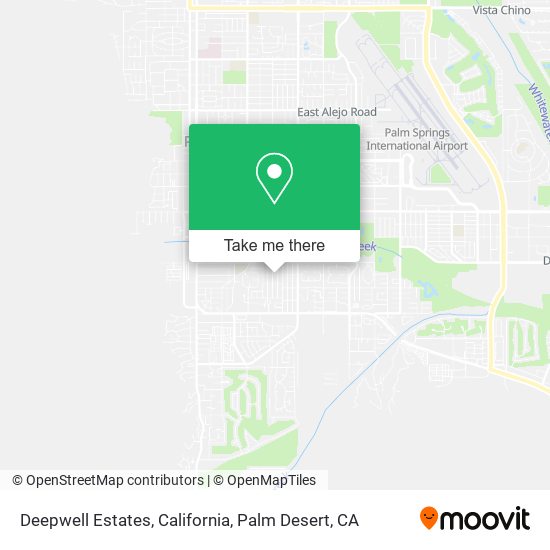 Deepwell Estates, California map