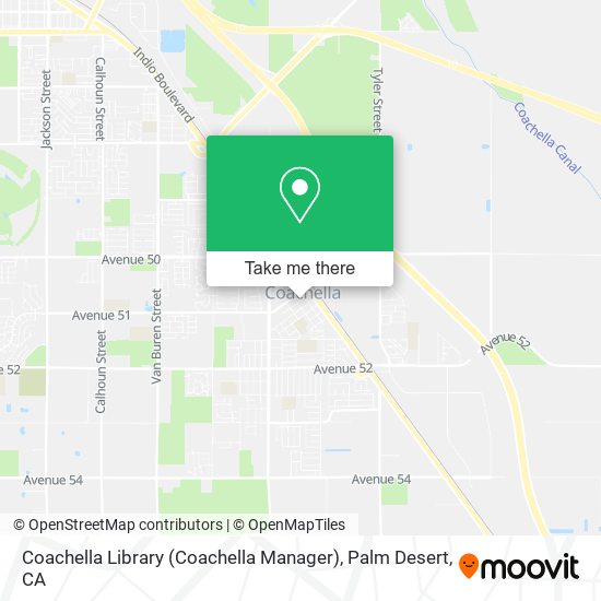 Coachella Library (Coachella Manager) map