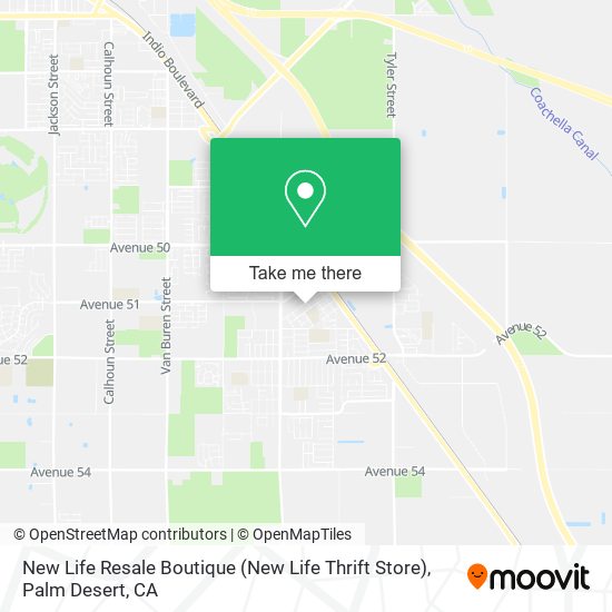 Mapa de New Life Resale Boutique (New Life Thrift Store)
