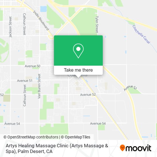 Artys Healing Massage Clinic (Artys Massage & Spa) map