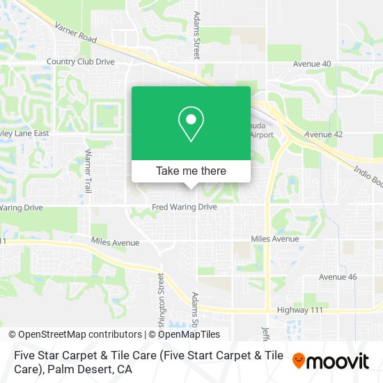 Five Star Carpet & Tile Care map