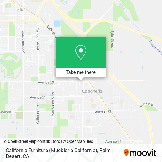 California Furniture (Muebleria California) map