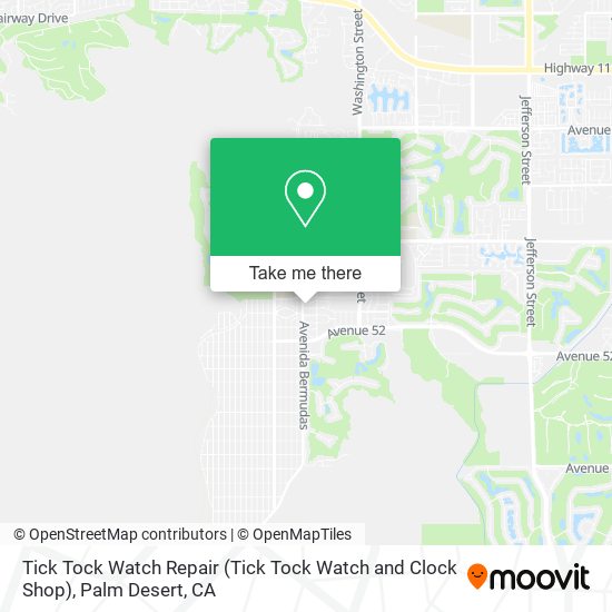 Mapa de Tick Tock Watch Repair (Tick Tock Watch and Clock Shop)