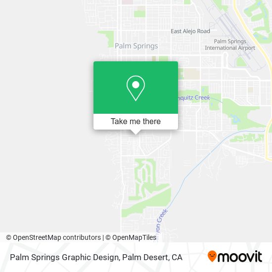 Palm Springs Graphic Design map