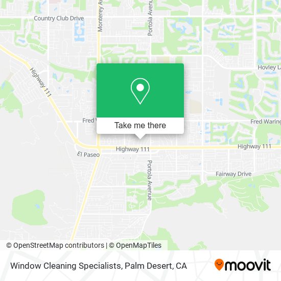 Window Cleaning Specialists map