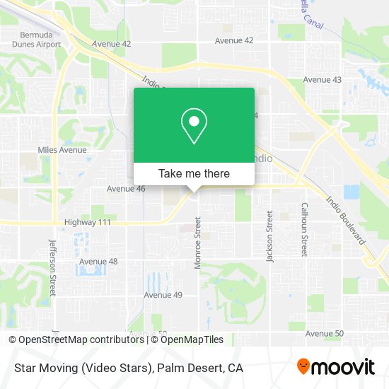 Star Moving (Video Stars) map