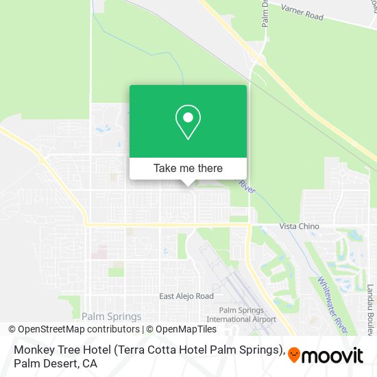 Monkey Tree Hotel (Terra Cotta Hotel Palm Springs) map