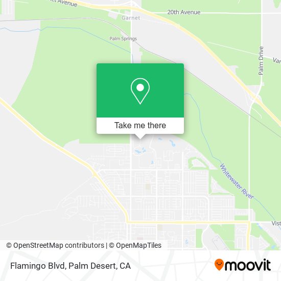 Flamingo Blvd map