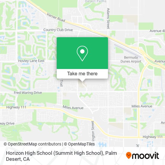 Mapa de Horizon High School (Summit High School)