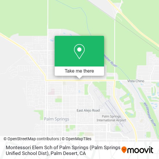 Mapa de Montessori Elem Sch of Palm Springs (Palm Springs Unified School Dist)