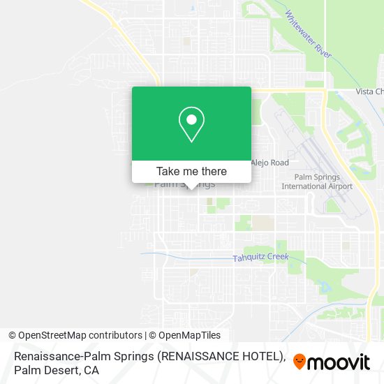 Renaissance-Palm Springs (RENAISSANCE HOTEL) map