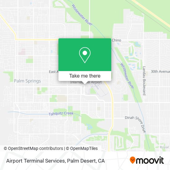 Airport Terminal Services map