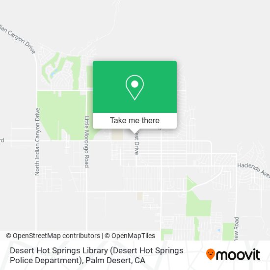 Desert Hot Springs Library (Desert Hot Springs Police Department) map