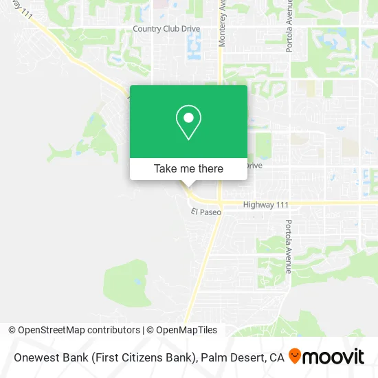 Onewest Bank (First Citizens Bank) map