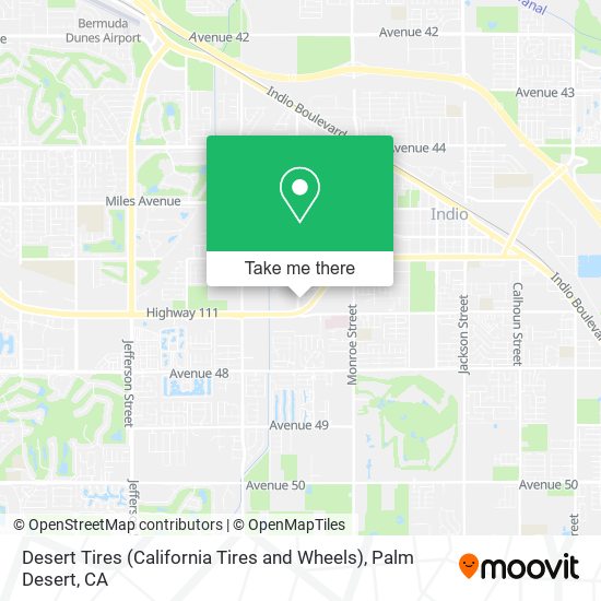 Desert Tires (California Tires and Wheels) map