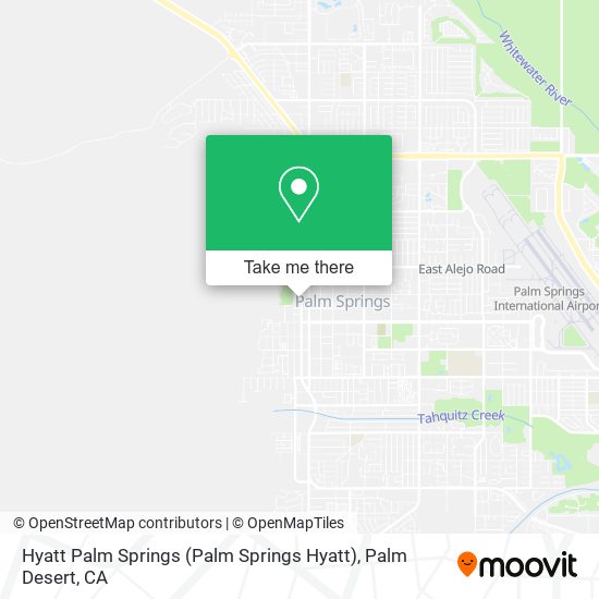 Hyatt Palm Springs map