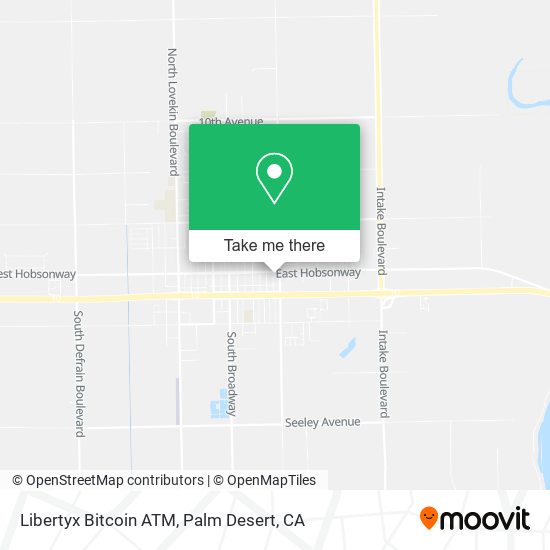 Mapa de Libertyx Bitcoin ATM