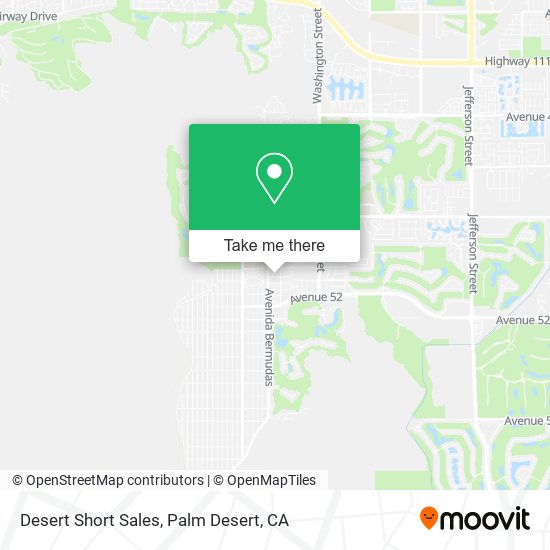 Desert Short Sales map