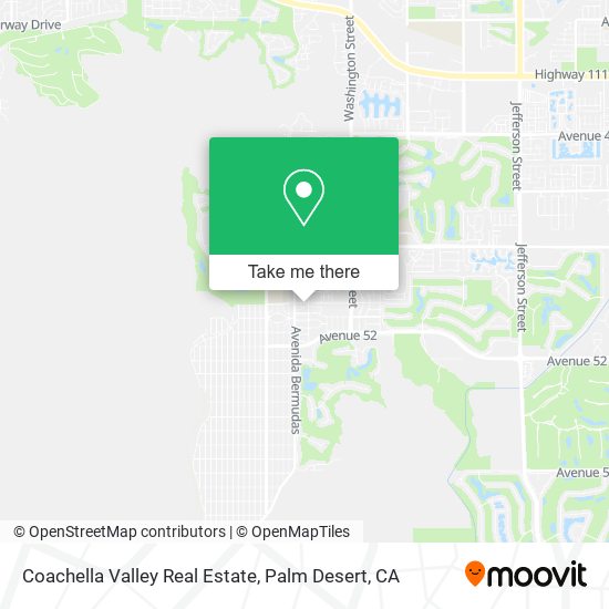 Mapa de Coachella Valley Real Estate