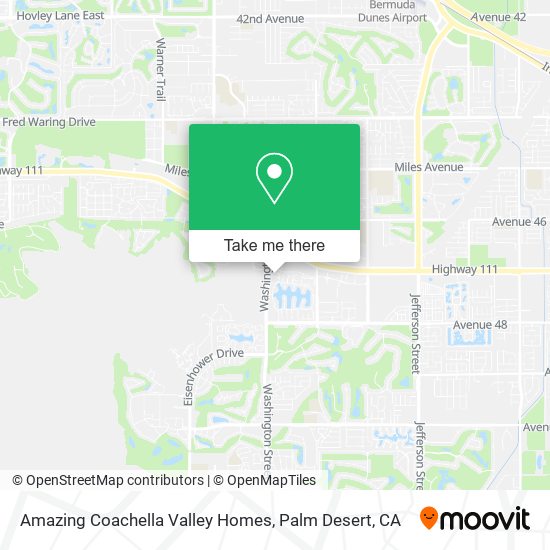 Amazing Coachella Valley Homes map