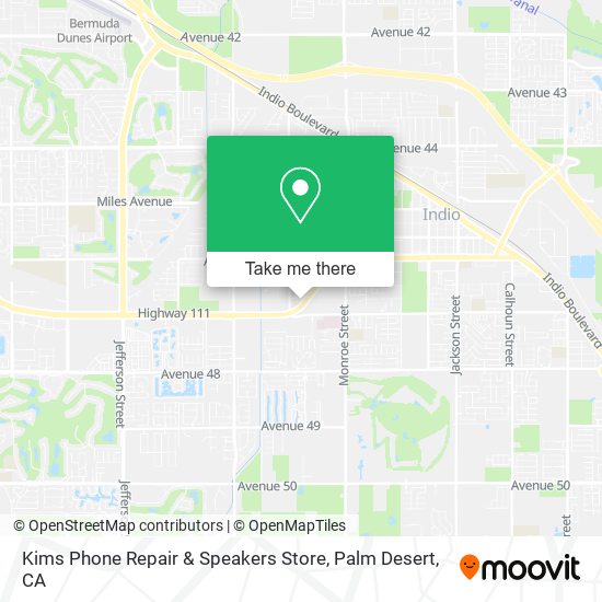 Mapa de Kims Phone Repair & Speakers Store