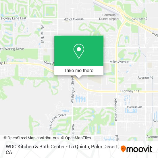 Mapa de WDC Kitchen & Bath Center - La Quinta