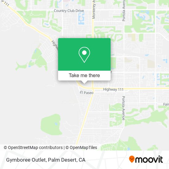 Gymboree Outlet map
