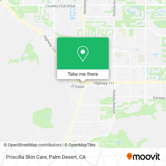 Priscilla Skin Care map