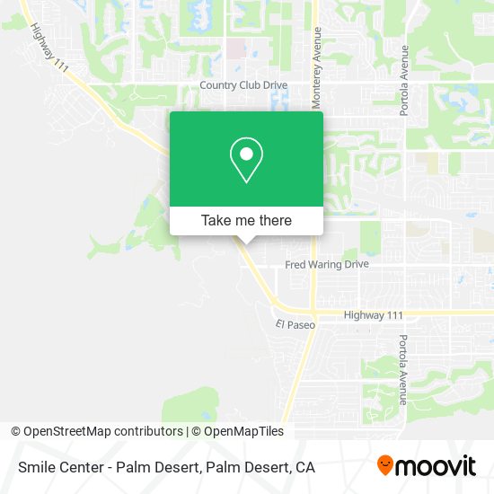 Mapa de Smile Center - Palm Desert