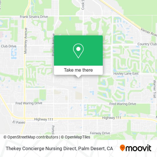 Thekey Concierge Nursing Direct map