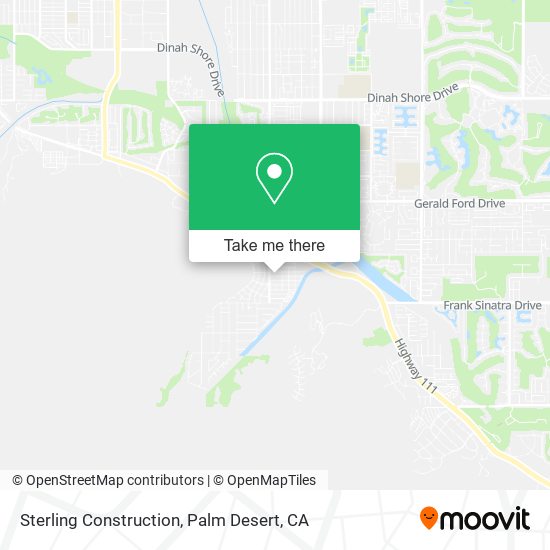 Sterling Construction map