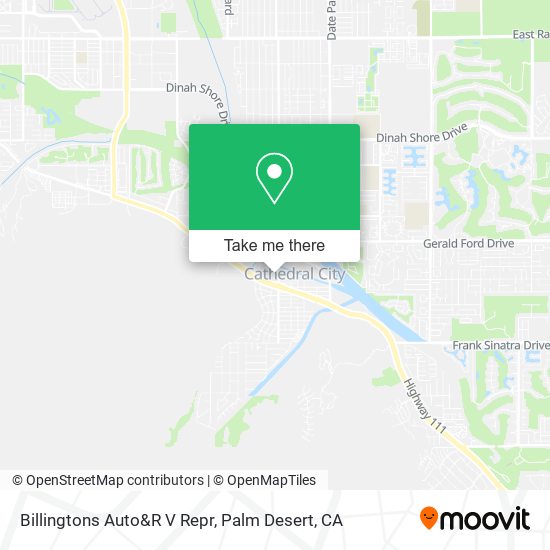 Billingtons Auto&R V Repr map