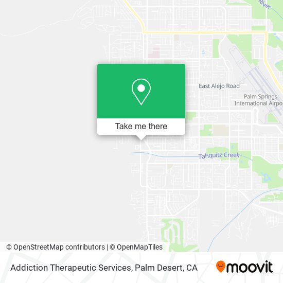 Addiction Therapeutic Services map
