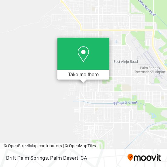 Drift Palm Springs map