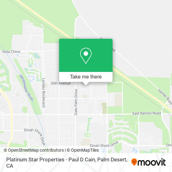 Platinum Star Properties - Paul D Cain map