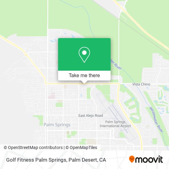 Golf Fitness Palm Springs map