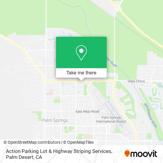 Action Parking Lot & Highway Striping Services map