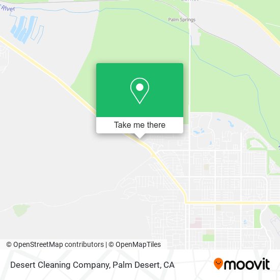 Desert Cleaning Company map