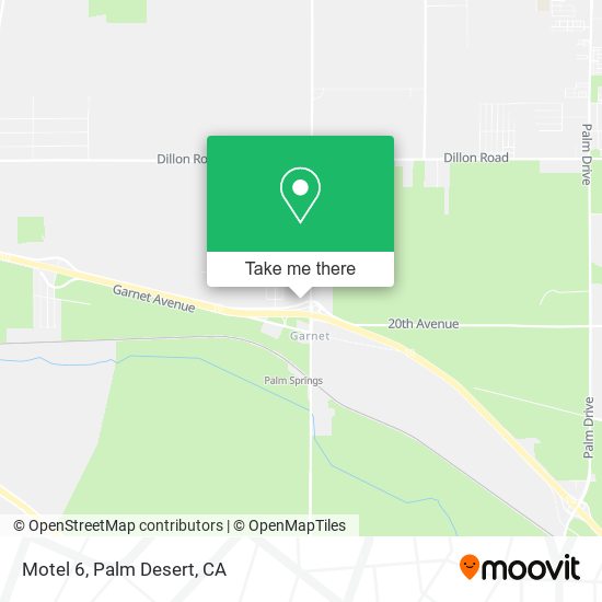 Mapa de Motel 6