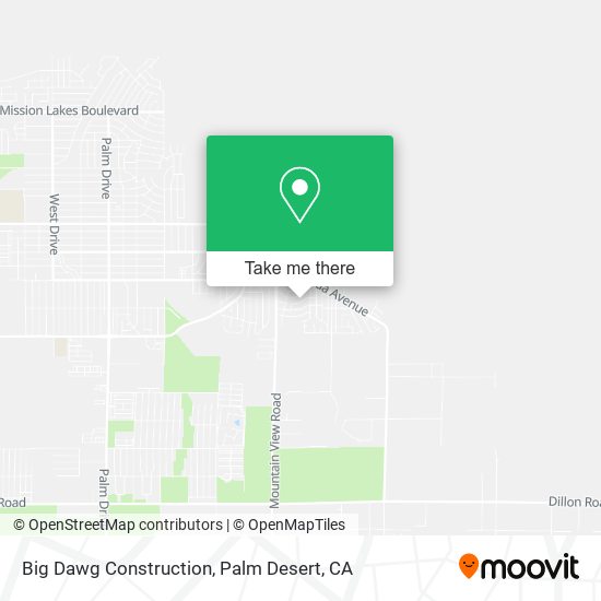 Big Dawg Construction map