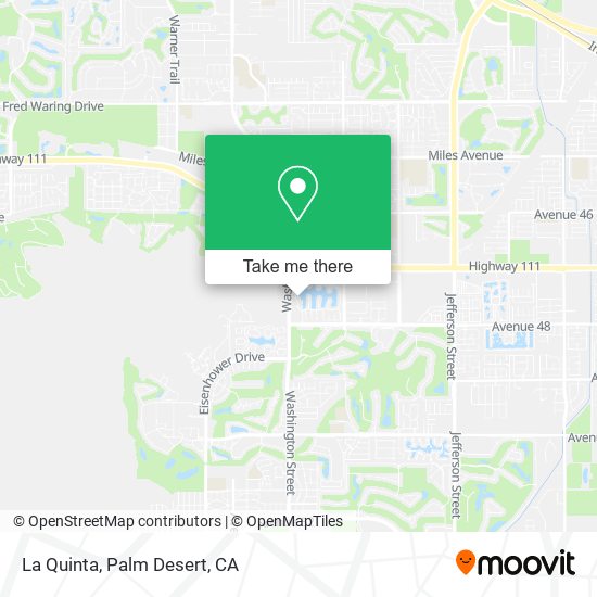 La Quinta map