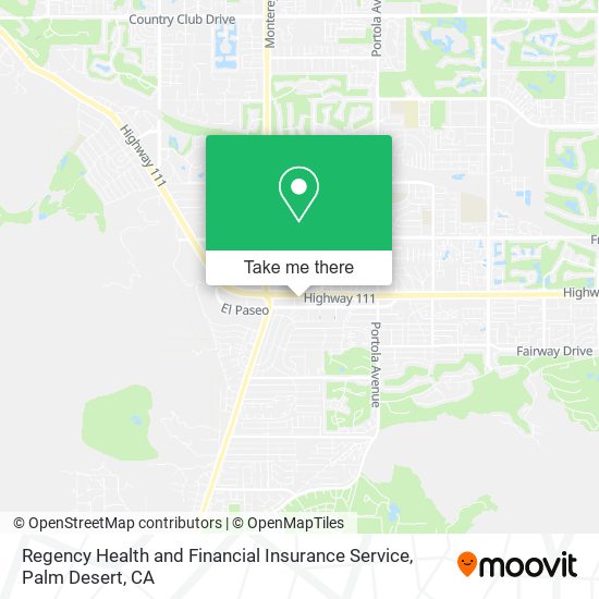 Mapa de Regency Health and Financial Insurance Service