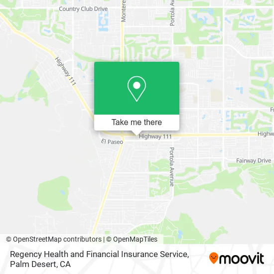 Regency Health and Financial Insurance Service map