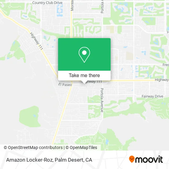 Amazon Locker-Roz map
