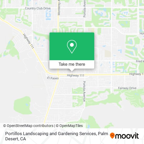 Portillos Landscaping and Gardening Services map