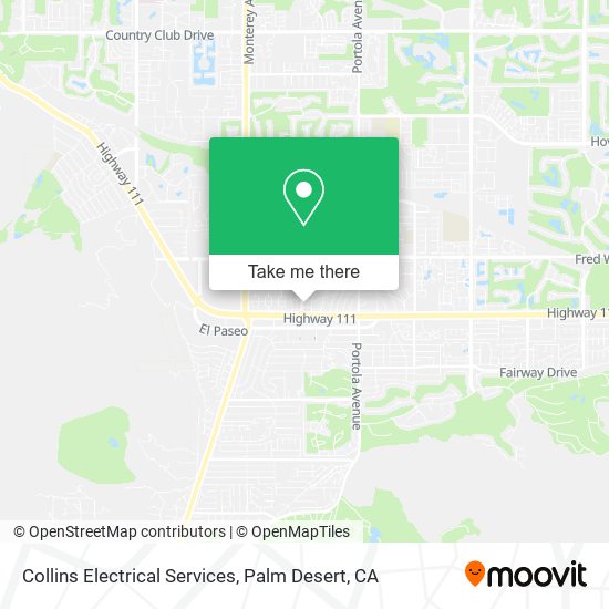 Collins Electrical Services map