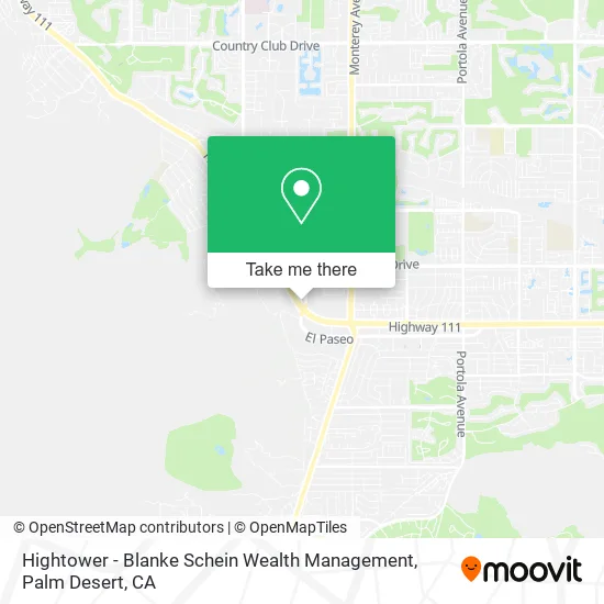 Mapa de Hightower - Blanke Schein Wealth Management