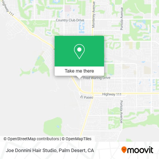 Joe Donnini Hair Studio map