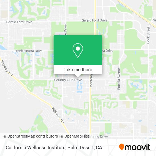 California Wellness Institute map
