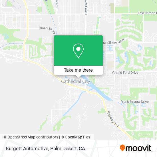 Burgett Automotive map